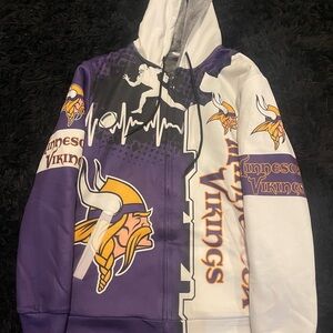 2 Women’s Jackets Fur Lined - Purple and White